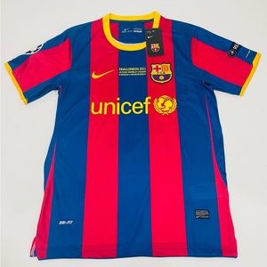 Retro Barcelona Jersey 2011 Messi #10 Champions League final edition.